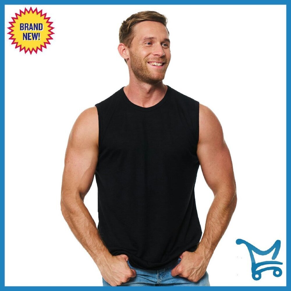 Men's Merino Wool Tank Top Moisture Wicking Anti-Odor Base Layer
